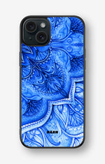 iPhone 15 Plus Hard Case – Blue Vintage - View 1