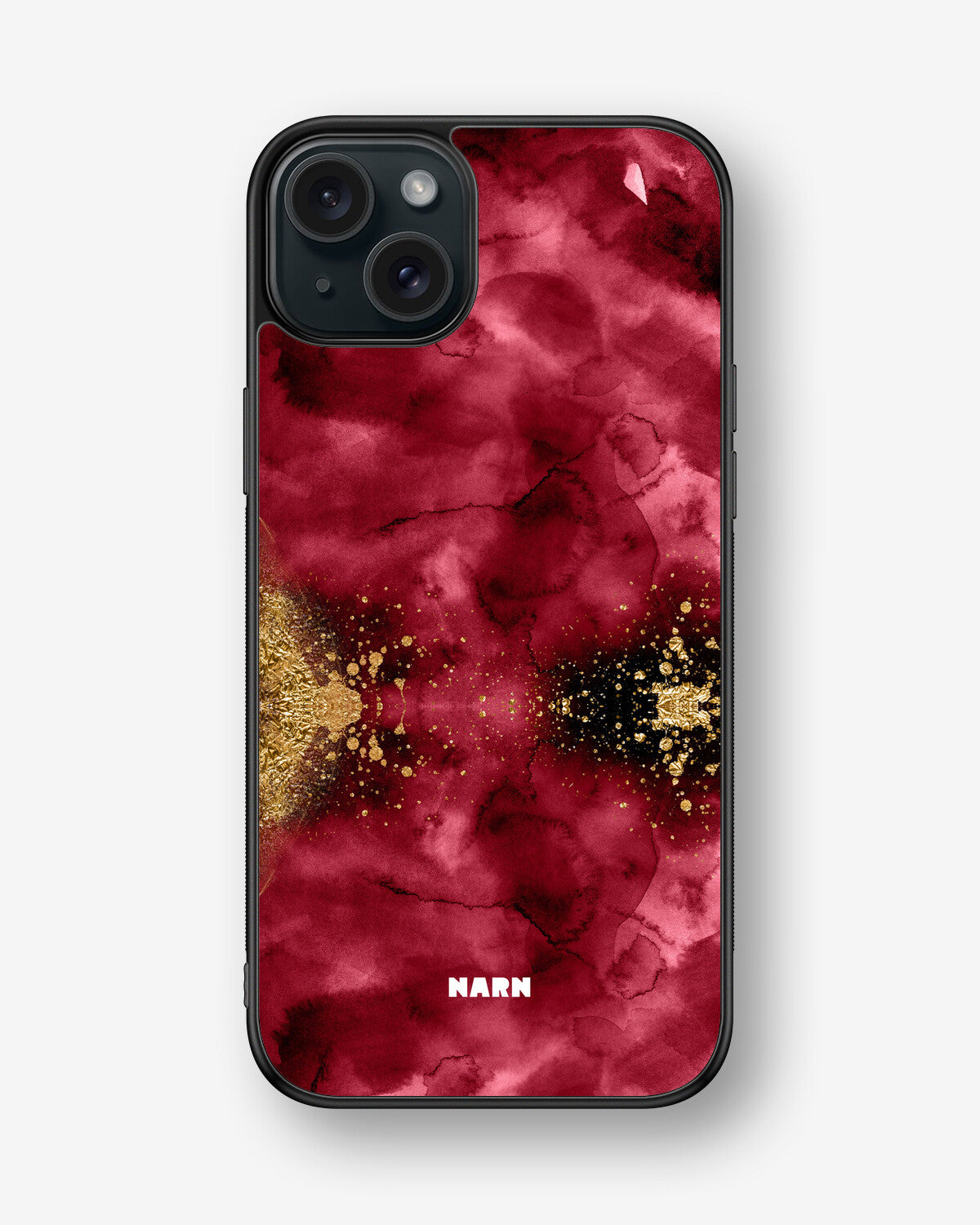 iPhone 15 Plus Hard Case – Burgendy Shimmer - View 1