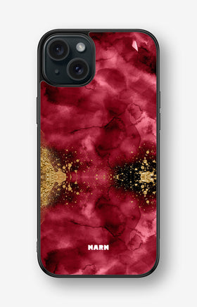 iPhone 15 Plus Hard Case – Burgendy Shimmer - View 1
