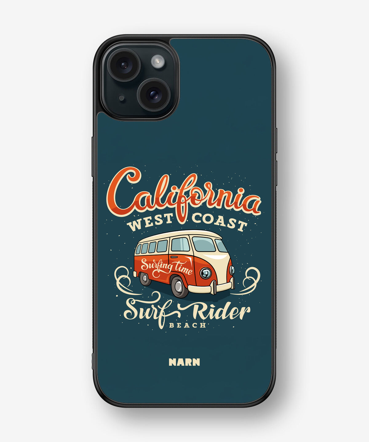 iPhone 15 Plus Hard Case – California Surf - View 1