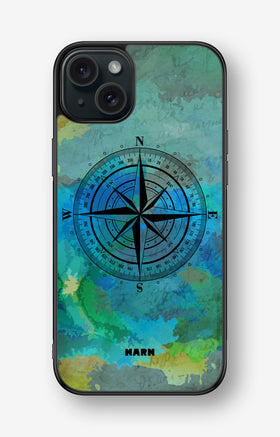 iPhone 15 Plus Hard Case – Compass - View 1