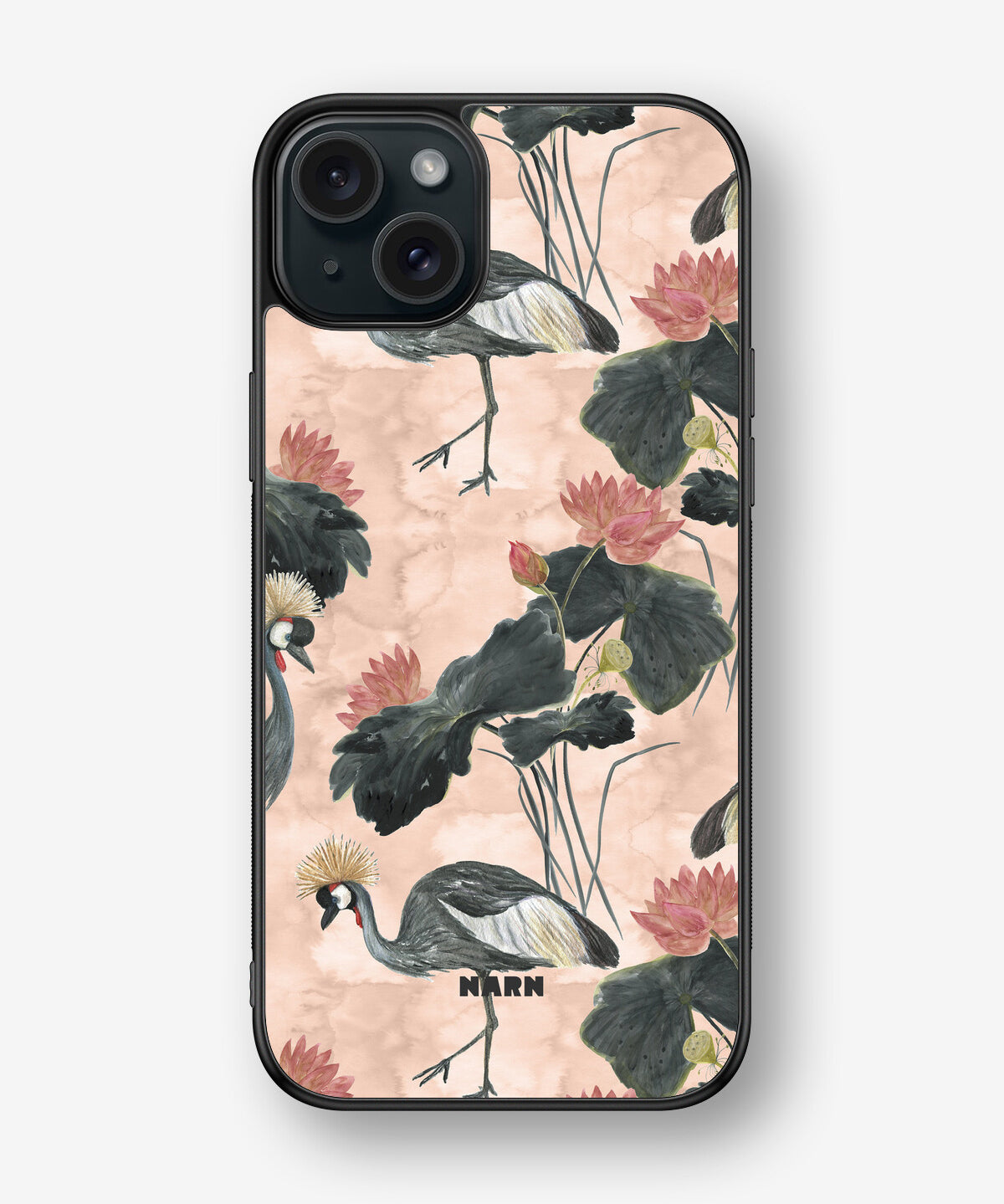 iPhone 15 Plus Hard Case – Crowned Bird - View 1