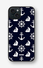 iPhone 15 Plus Hard Case – Deep Blue Voyage - View 1