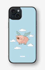 iPhone 15 Plus Hard Case – Dreamy Pig - View 1