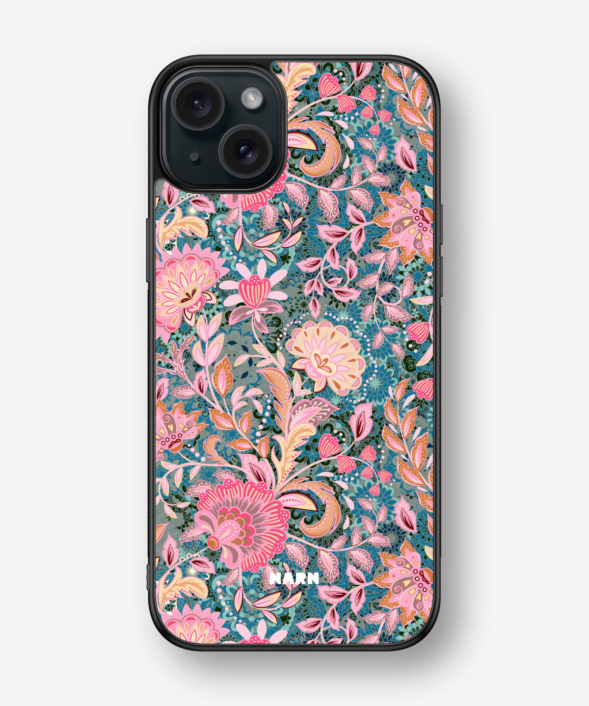 iPhone 15 Plus Hard Case – Fantasy Flowers - View 1