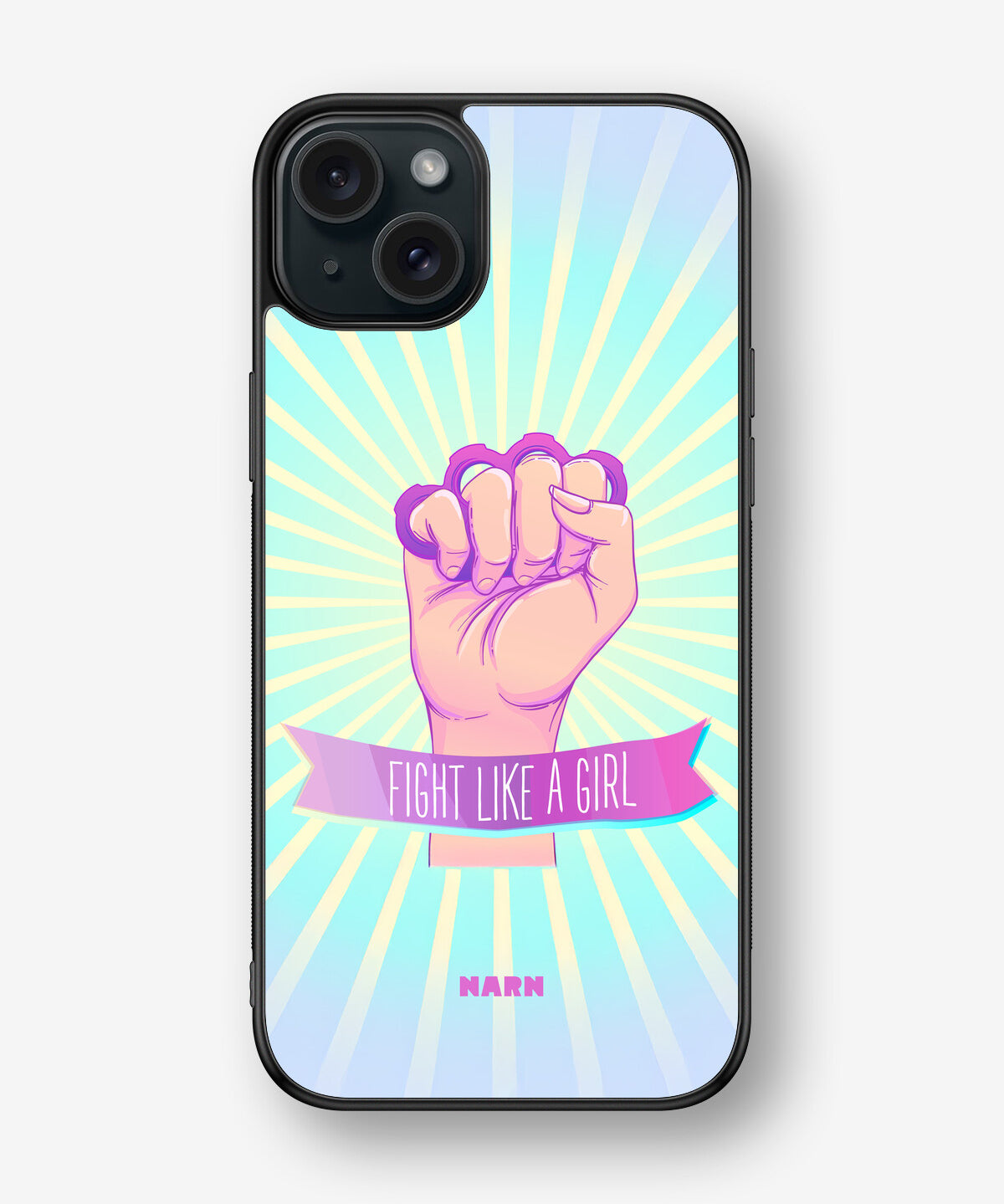 iPhone 15 Plus Hard Case – Fight Like A Girl - View 1