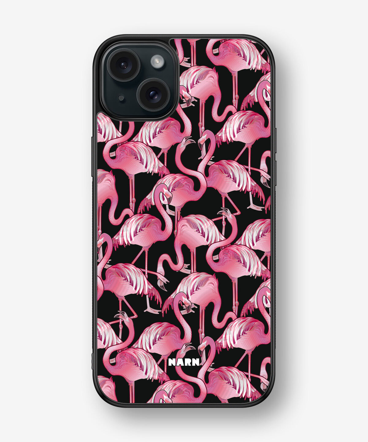 iPhone 15 Plus Hard Case – Flamingos - View 1