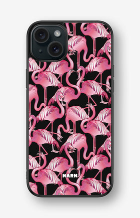 iPhone 15 Plus Hard Case – Flamingos - View 1