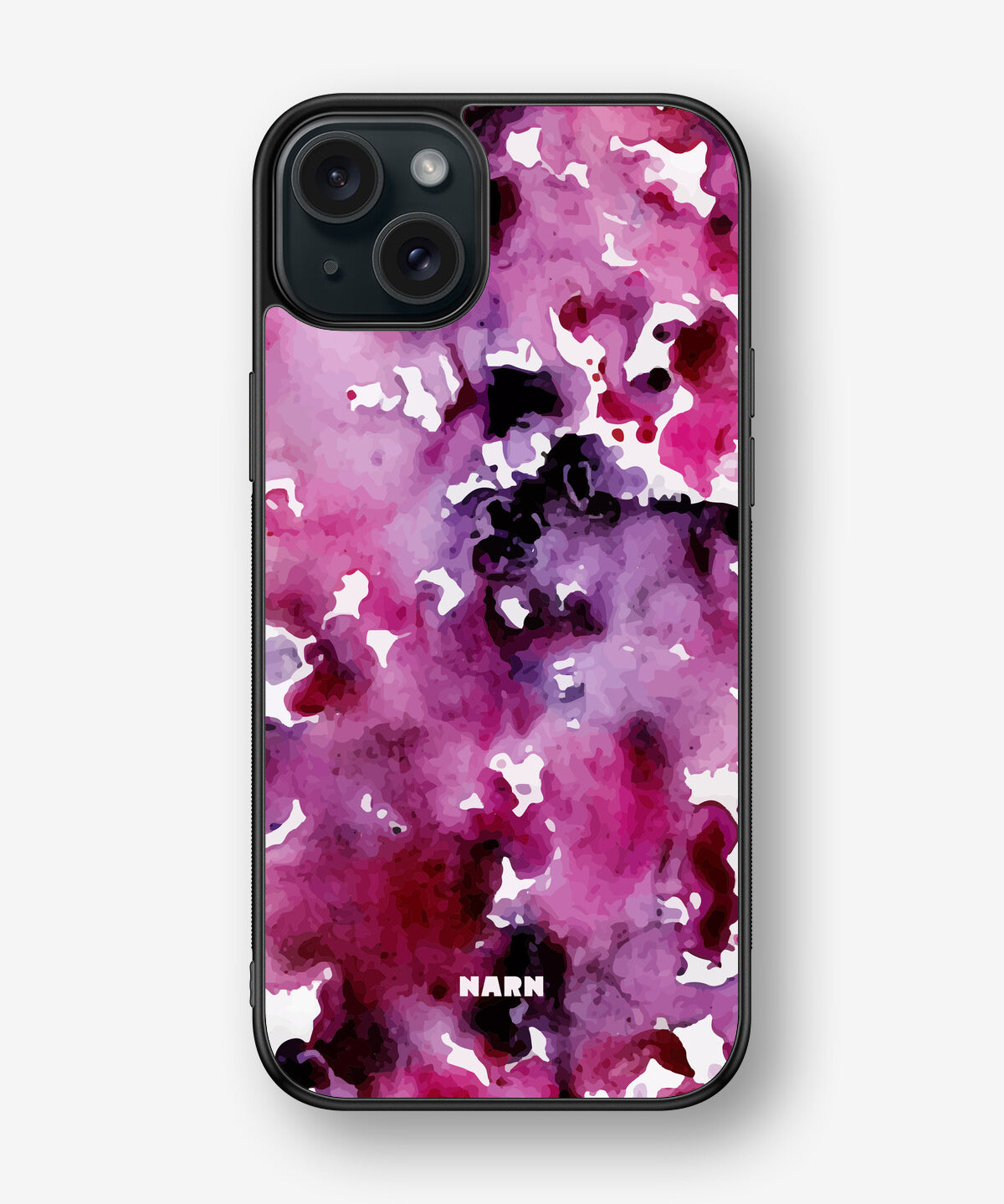 iPhone 15 Plus Hard Case – Floral Splash - View 1