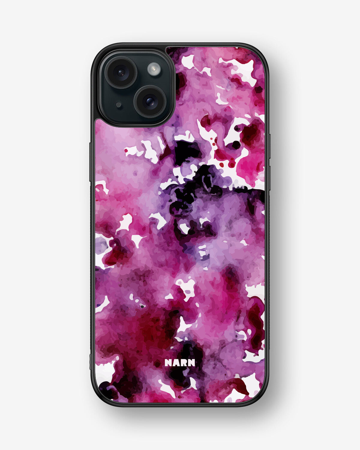 iPhone 15 Plus Hard Case – Floral Splash - View 1