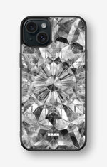 iPhone 15 Plus Hard Case – Grey Crystals - View 1