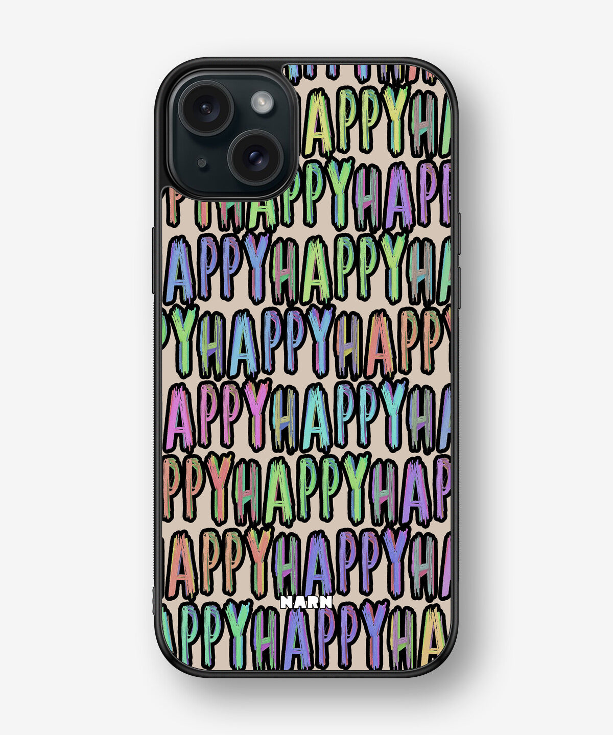 iPhone 15 Plus Hard Case – Happy - View 1