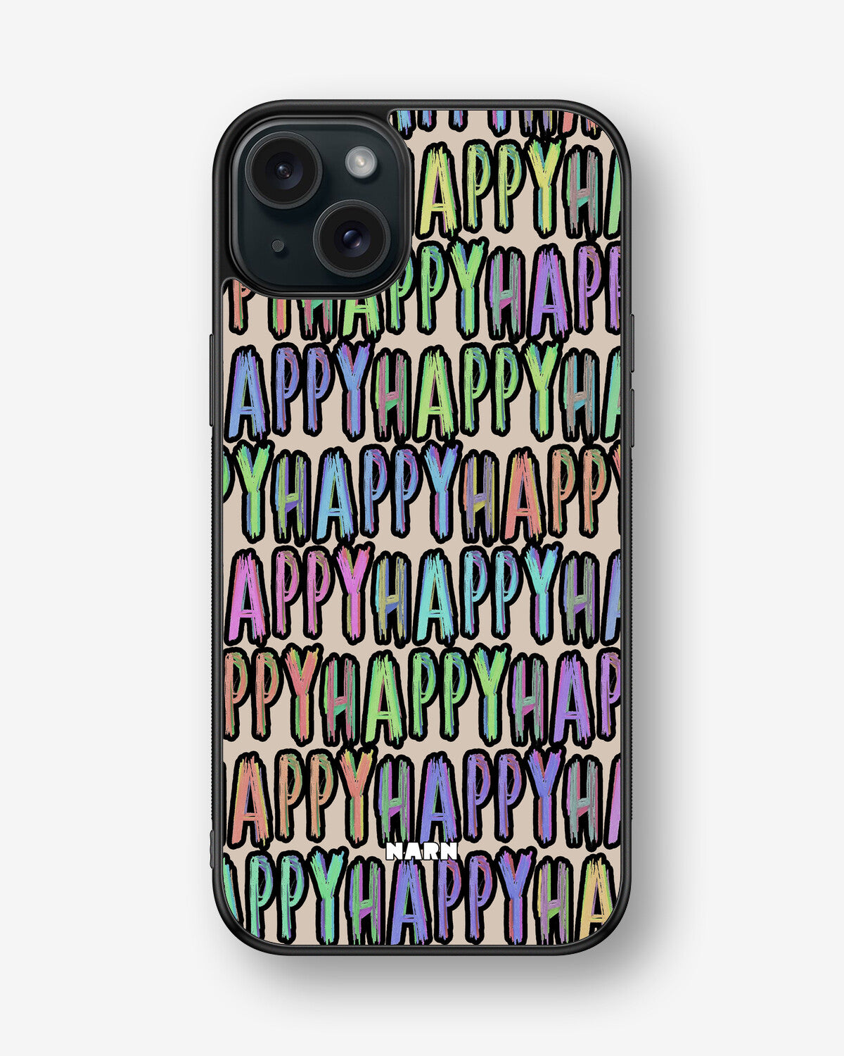 iPhone 15 Plus Hard Case – Happy - View 1