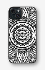 iPhone 15 Plus Hard Case – Henna Mandala - View 1