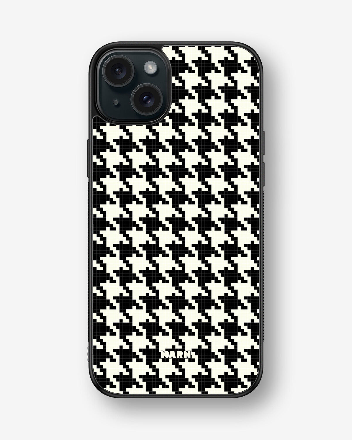 iPhone 15 Plus Hard Case – Houndstooth - View 1