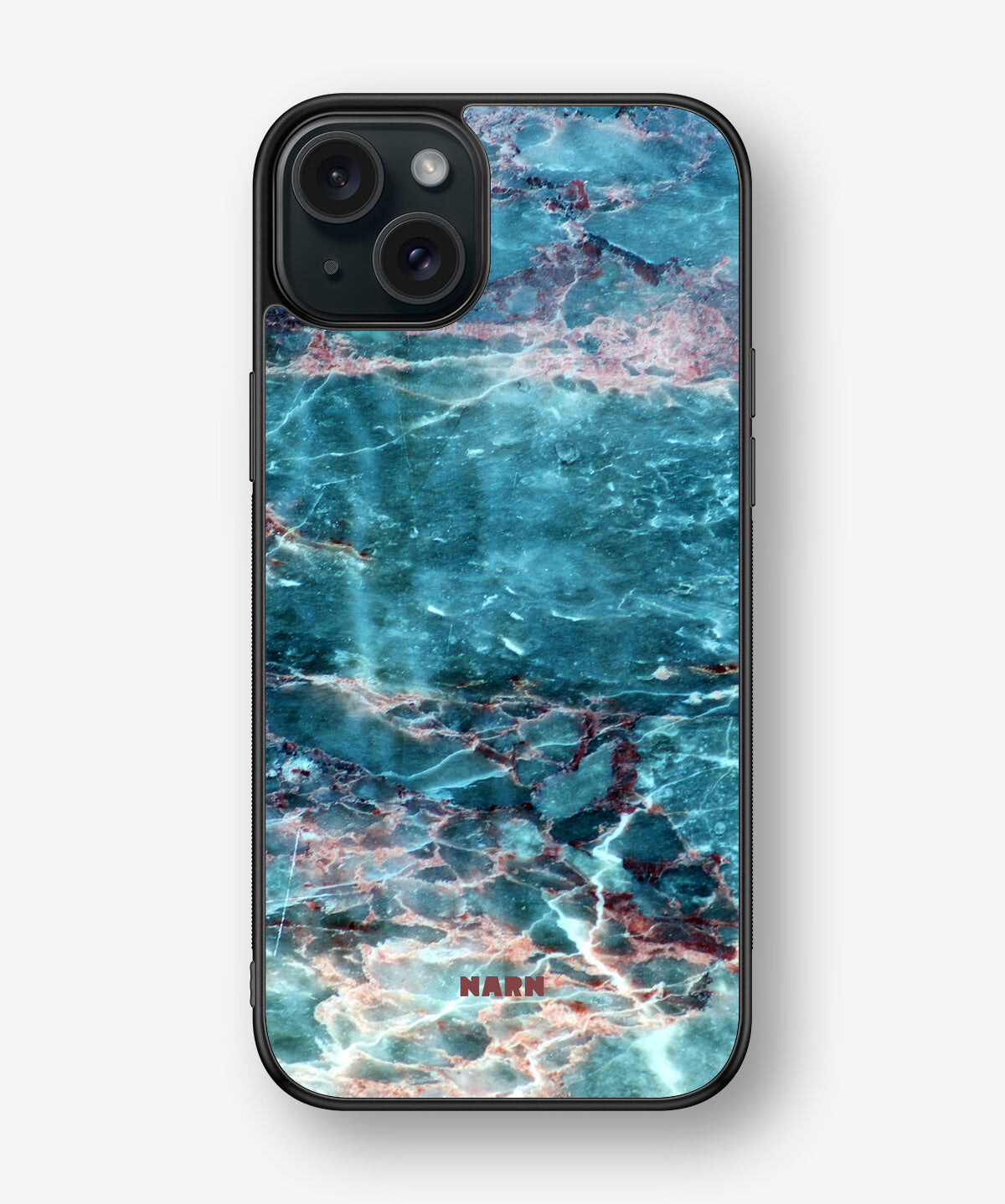 iPhone 15 Plus Hard Case – Icy Marble - View 1