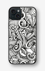 iPhone 15 Plus Hard Case – Japanese Pattern - View 1