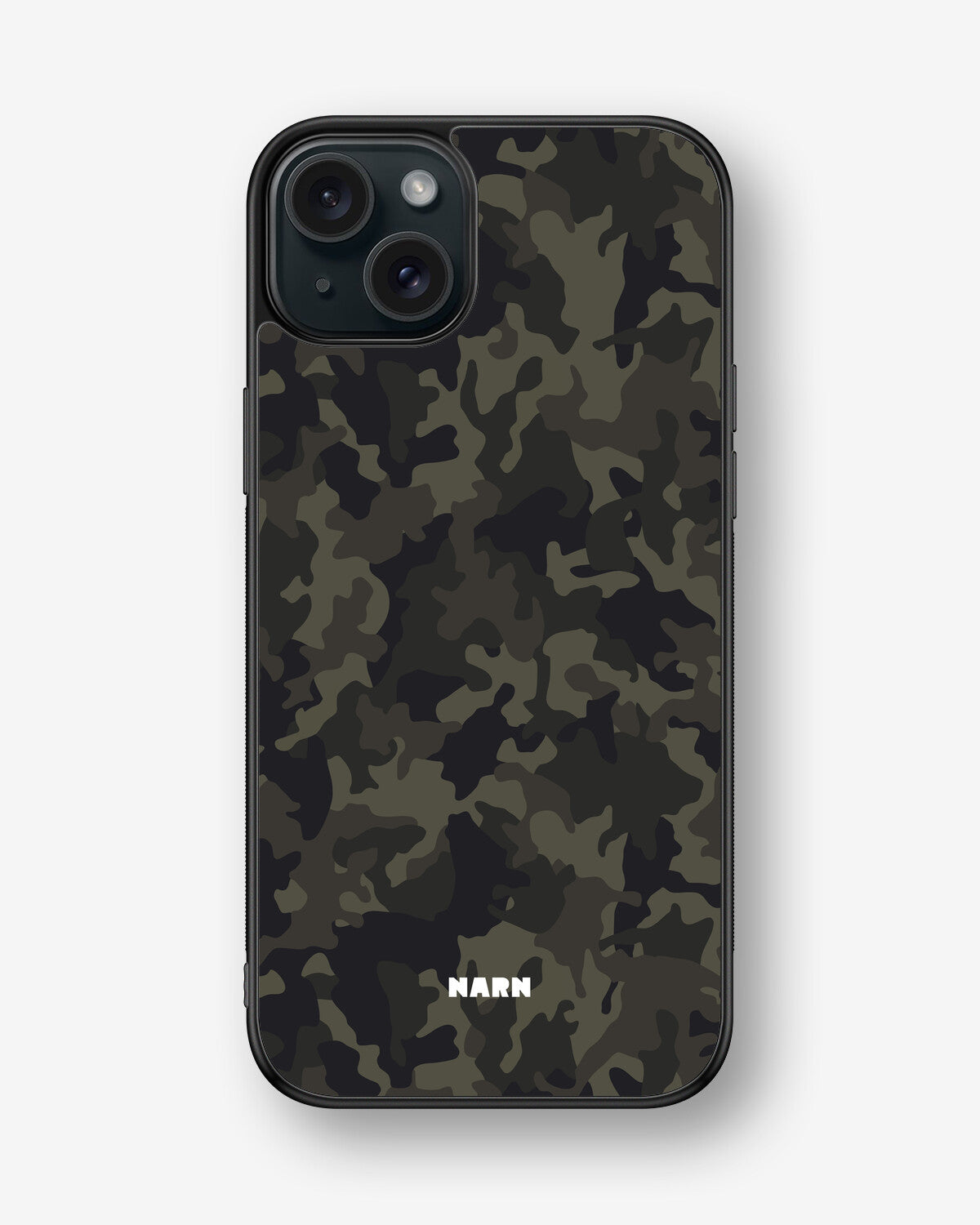 iPhone 15 Plus Hard Case – Jungle Green Camo - View 1