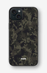 iPhone 15 Plus Hard Case – Jungle Green Camo - View 1