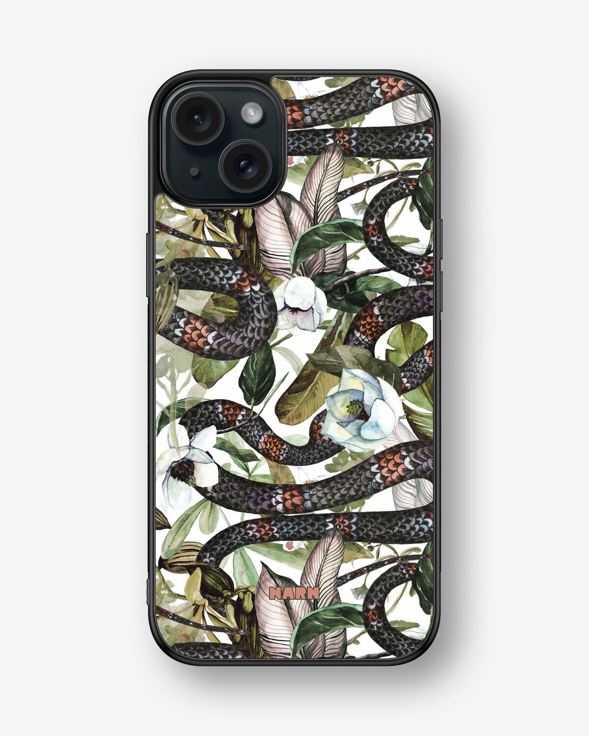 iPhone 15 Plus Hard Case – Jungle Snake - View 1