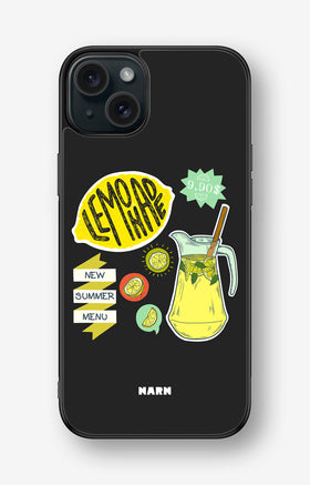 iPhone 15 Plus Hard Case – Lemon Summer - View 1