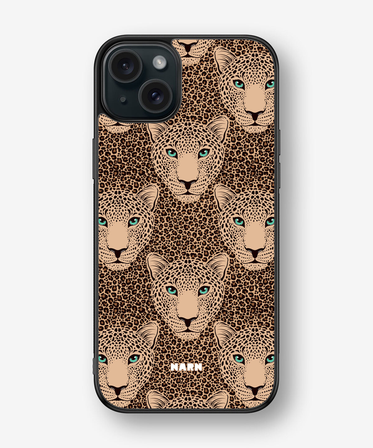 iPhone 15 Plus Hard Case – Leopard Gaze - View 1