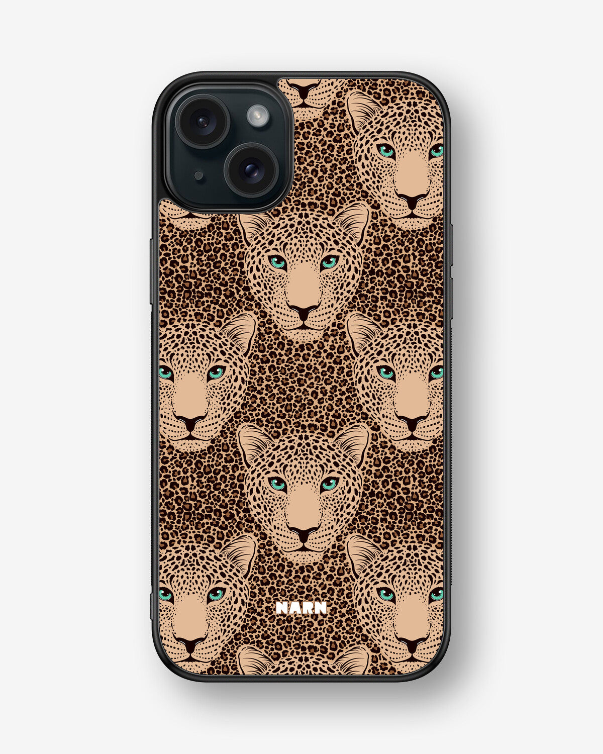 iPhone 15 Plus Hard Case – Leopard Gaze - View 1
