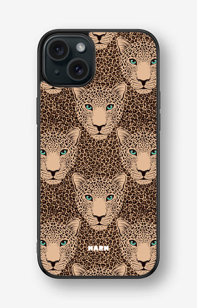 iPhone 15 Plus Hard Case – Leopard Gaze - View 1