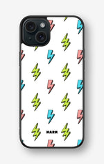 iPhone 15 Plus Hard Case – Lightning Bolts - View 1
