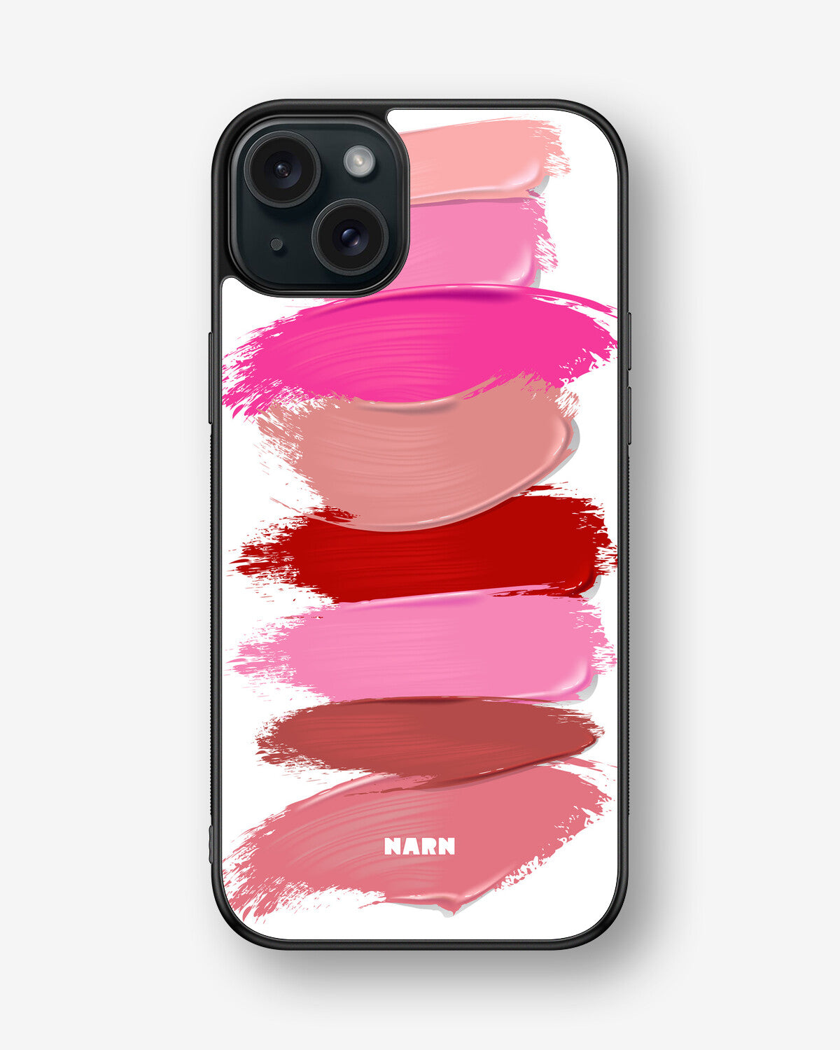 iPhone 15 Plus Hard Case – Lipstick Smears - View 1