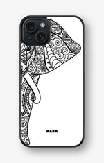 iPhone 15 Plus Hard Case – Mandala Elephant - View 1