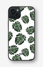 iPhone 15 Plus Hard Case – Monstera Pattern - View 1