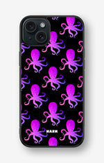 iPhone 15 Plus Hard Case – Octopus Pattern - View 1