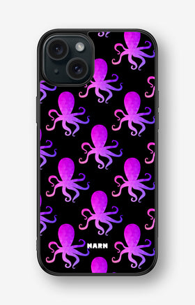 iPhone 15 Plus Hard Case – Octopus Pattern - View 1