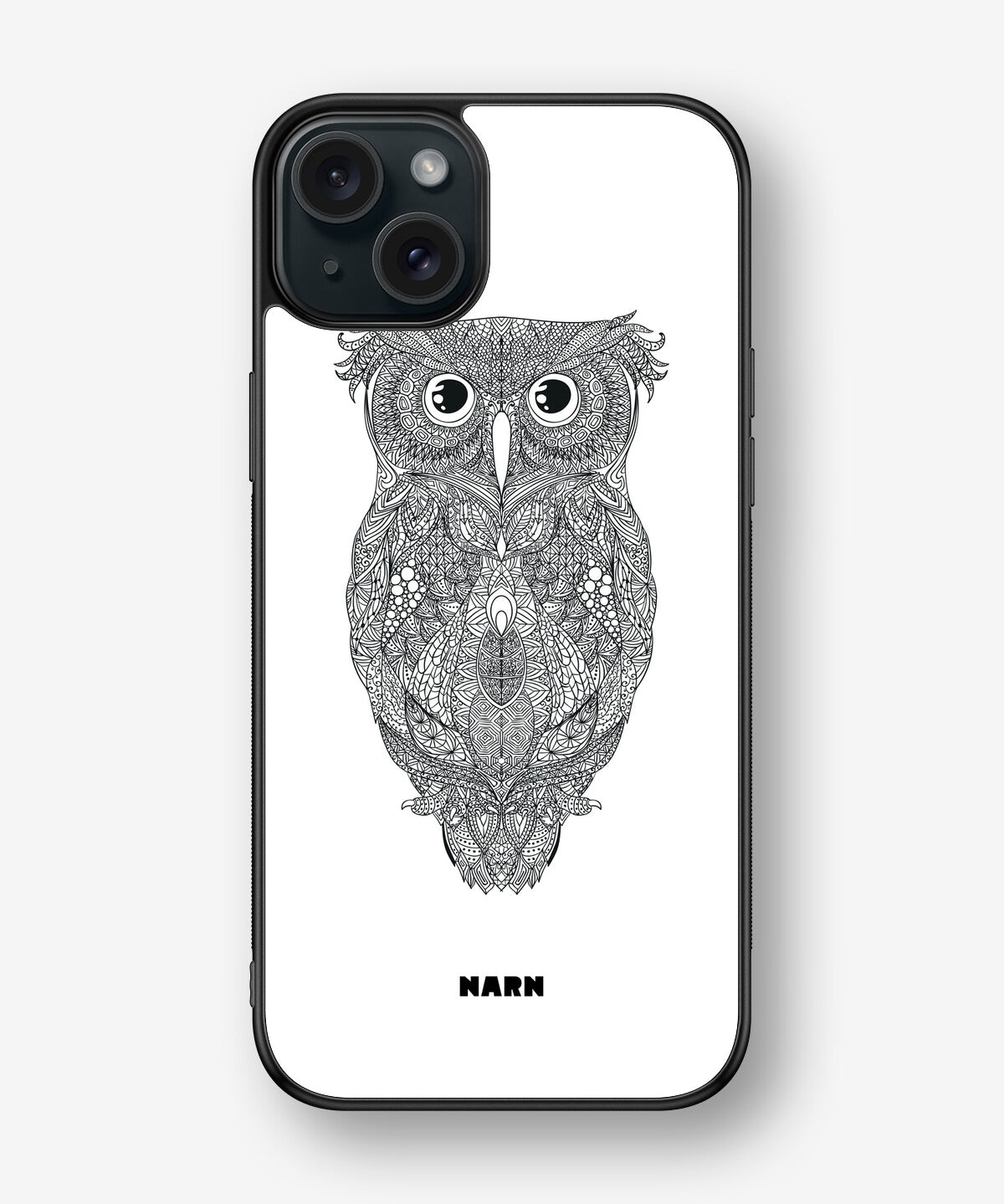 iPhone 15 Plus Hard Case – Owl - View 1