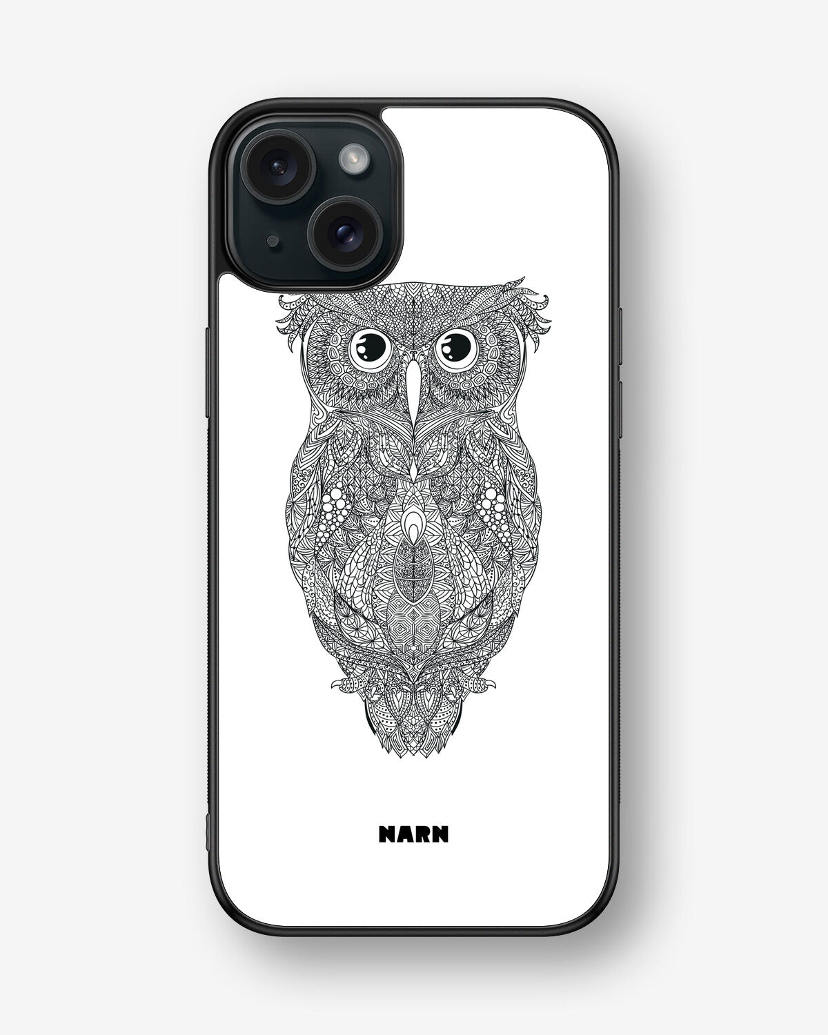 iPhone 15 Plus Hard Case – Owl - View 1