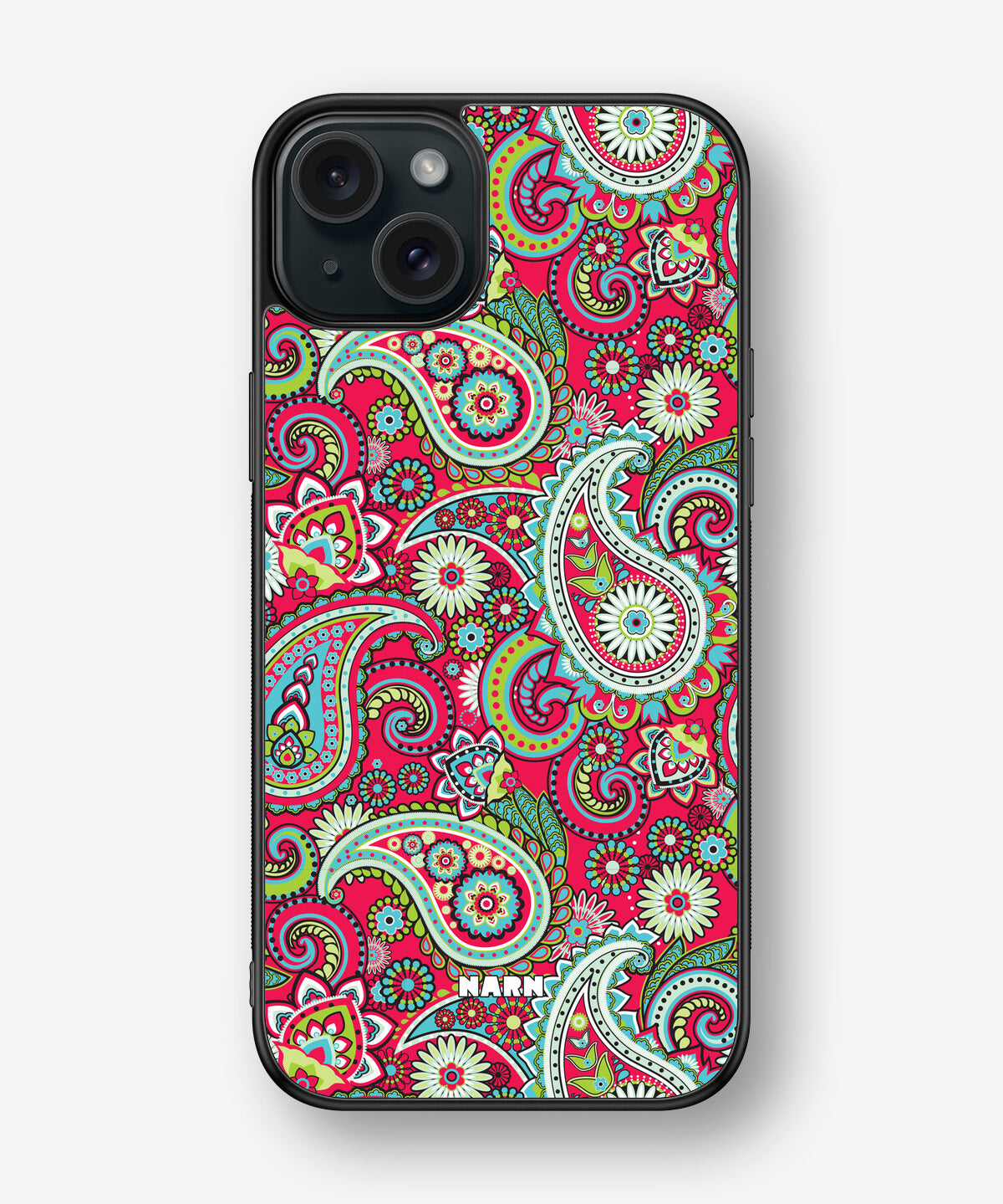 iPhone 15 Plus Hard Case – Paisley Paradise - View 1