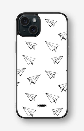 iPhone 15 Plus Hard Case – Paper Planes - View 1