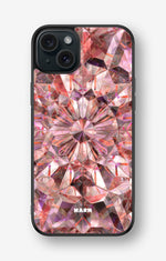 iPhone 15 Plus Hard Case – Pink Crystals - View 1