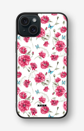 iPhone 15 Plus Hard Case – Poppies in Bloom - View 1