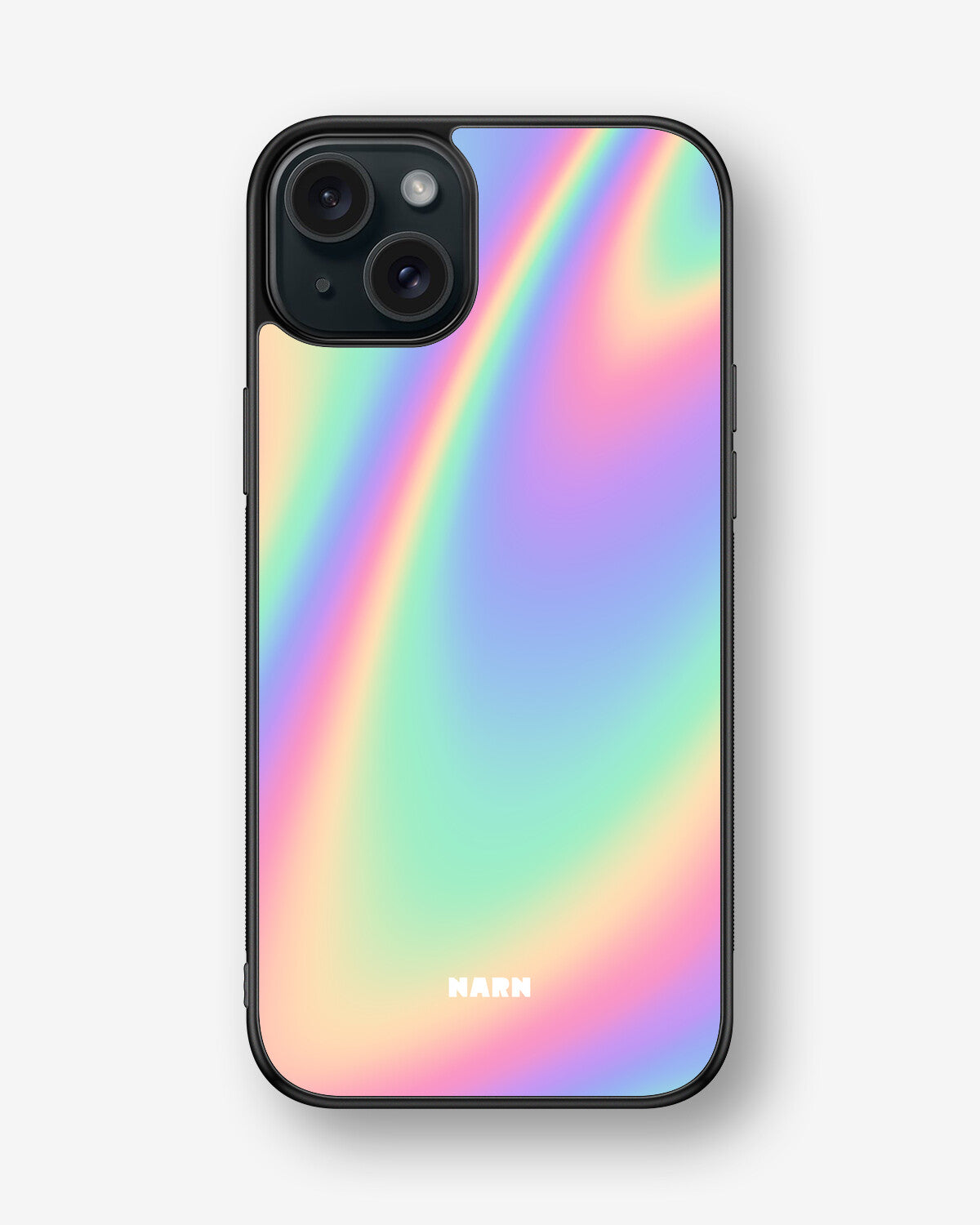 iPhone 15 Plus Hard Case – Rainbow Haze - View 1