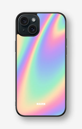 iPhone 15 Plus Hard Case – Rainbow Haze - View 1