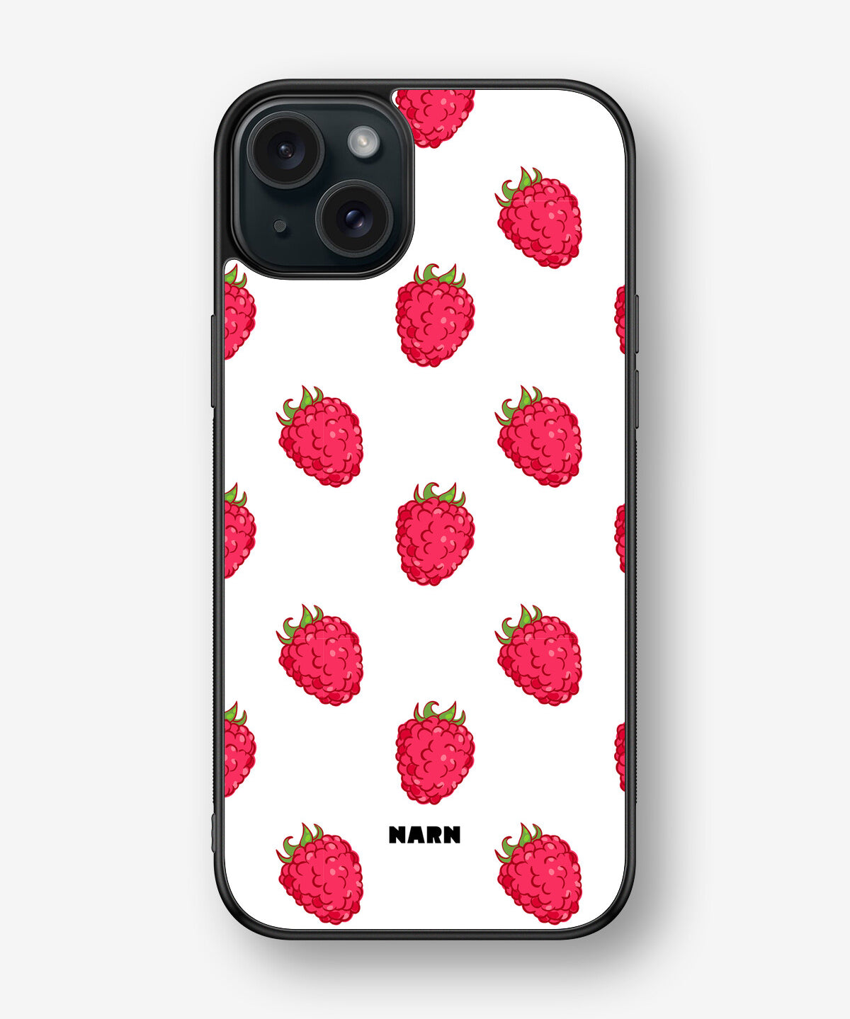iPhone 15 Plus Hard Case – Raspberry Bliss - View 1