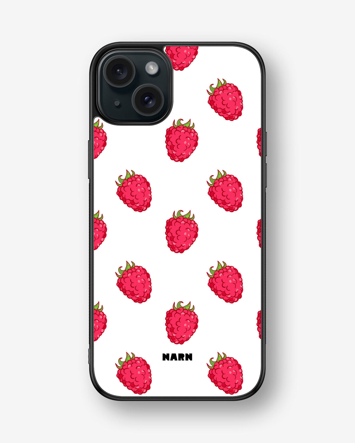 iPhone 15 Plus Hard Case – Raspberry Bliss - View 1