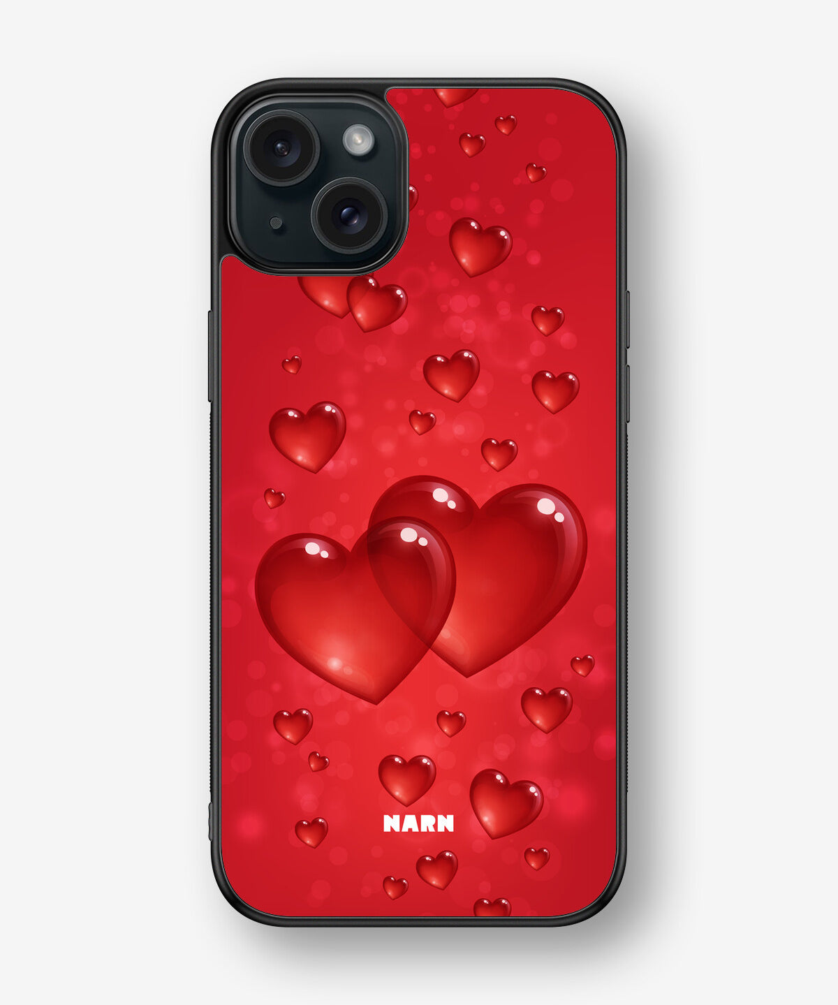 iPhone 15 Plus Hard Case – Red Romance - View 1