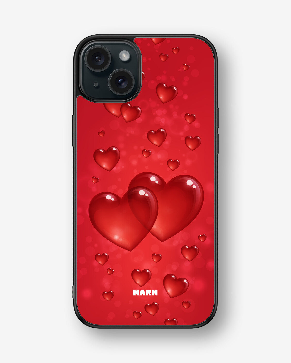 iPhone 15 Plus Hard Case – Red Romance - View 1