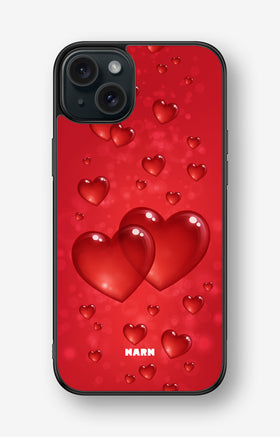 iPhone 15 Plus Hard Case – Red Romance - View 1