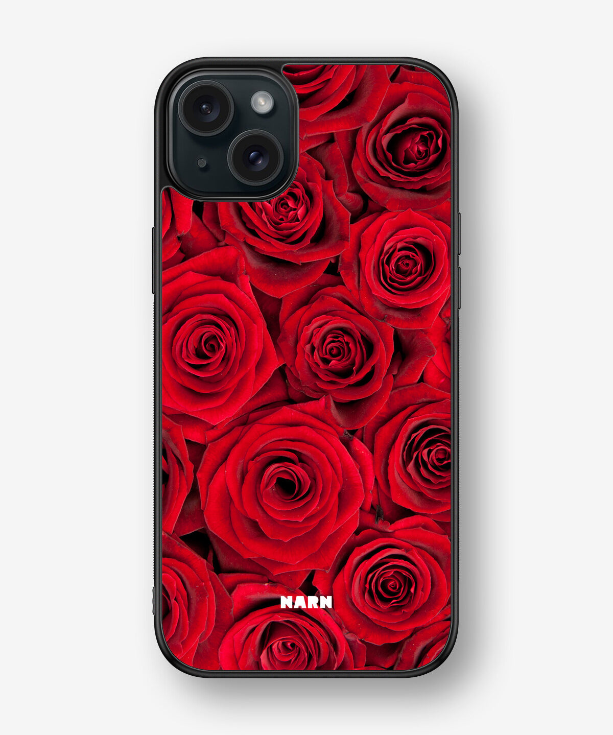 iPhone 15 Plus Hard Case – Red Roses - View 1