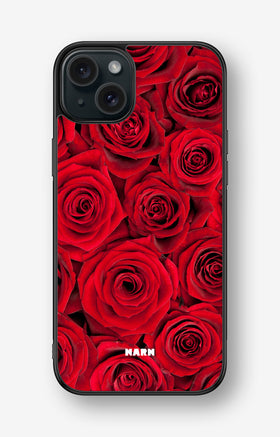 iPhone 15 Plus Hard Case – Red Roses - View 1
