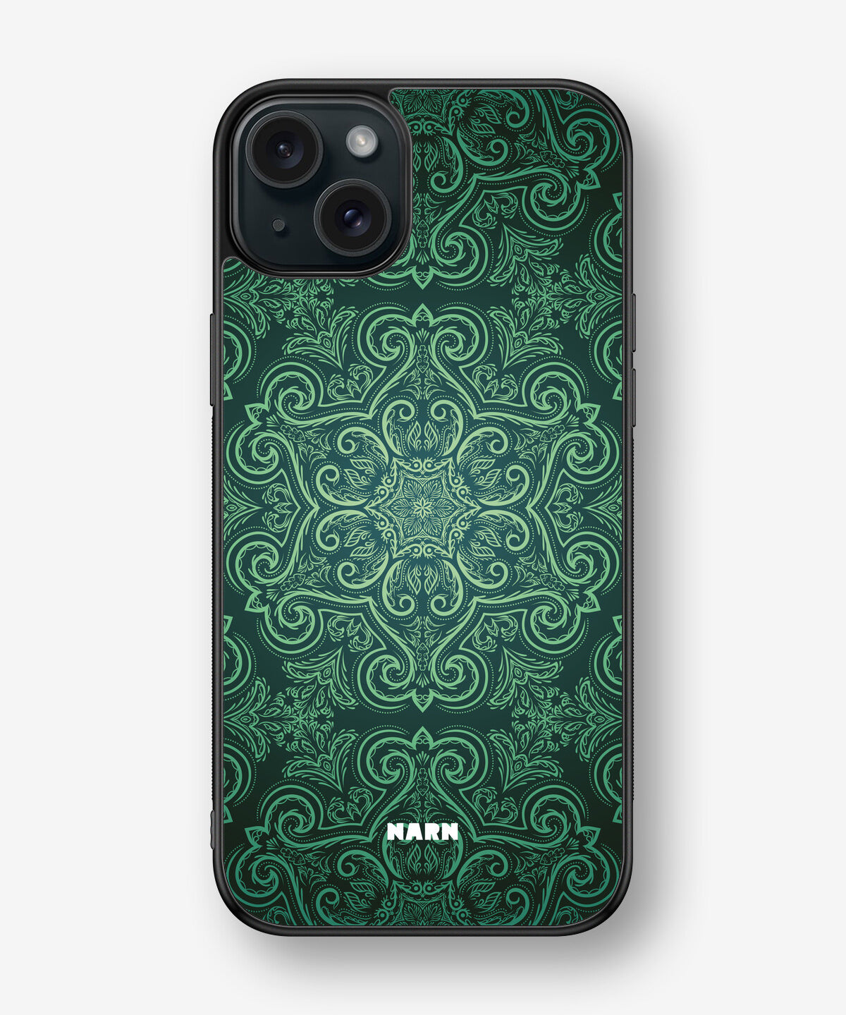 iPhone 15 Plus Hard Case – Retro Forest - View 1